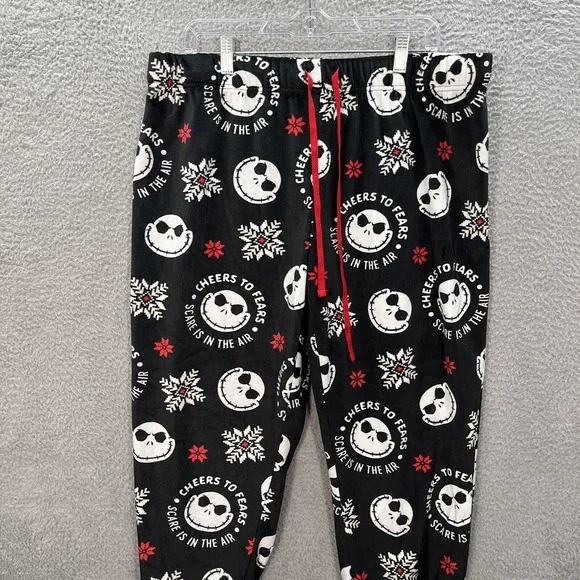 The Nightmare Before Christmas Pajama Pants Womens Extra Large Multicolor Disney - Picture 7 of 9